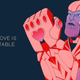 Text: “Our love is inevitable.”